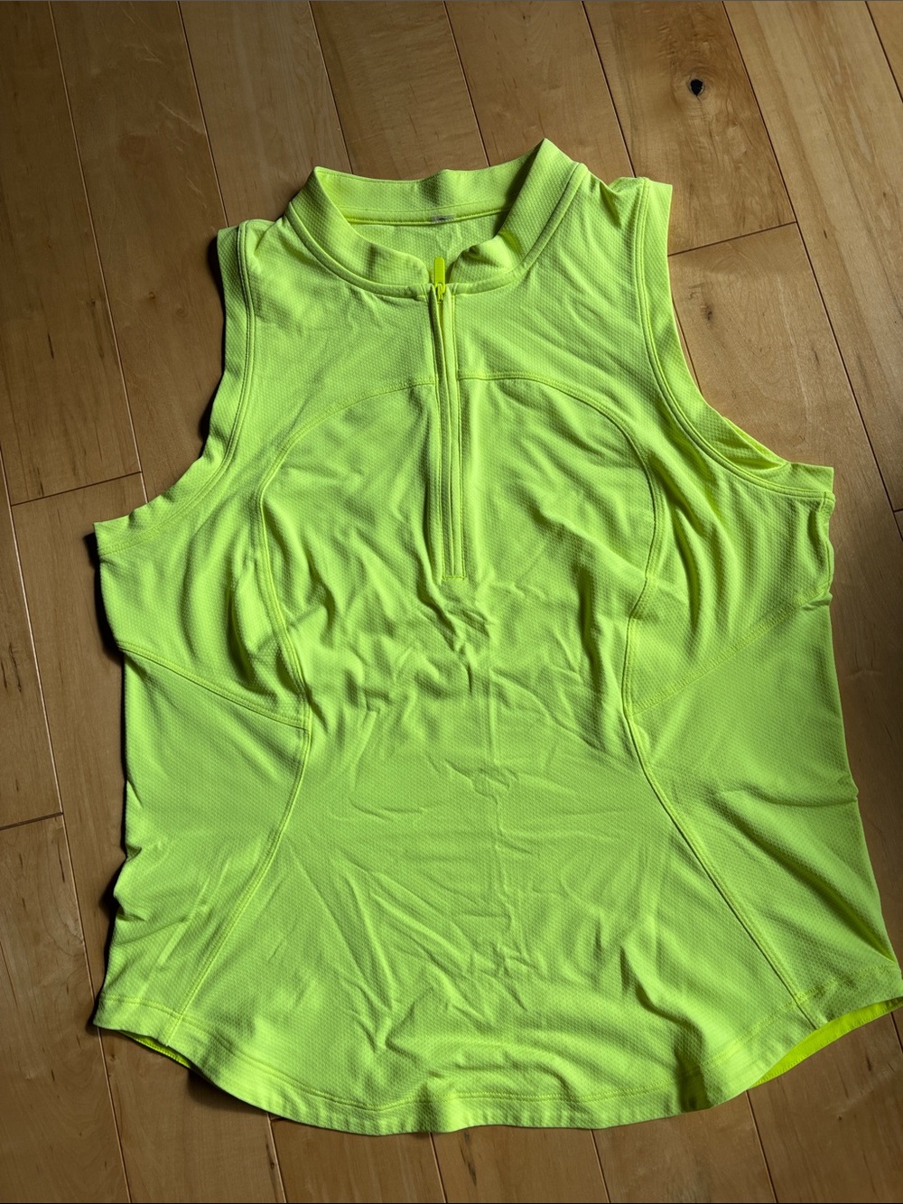 Lululemon neon yellow tank